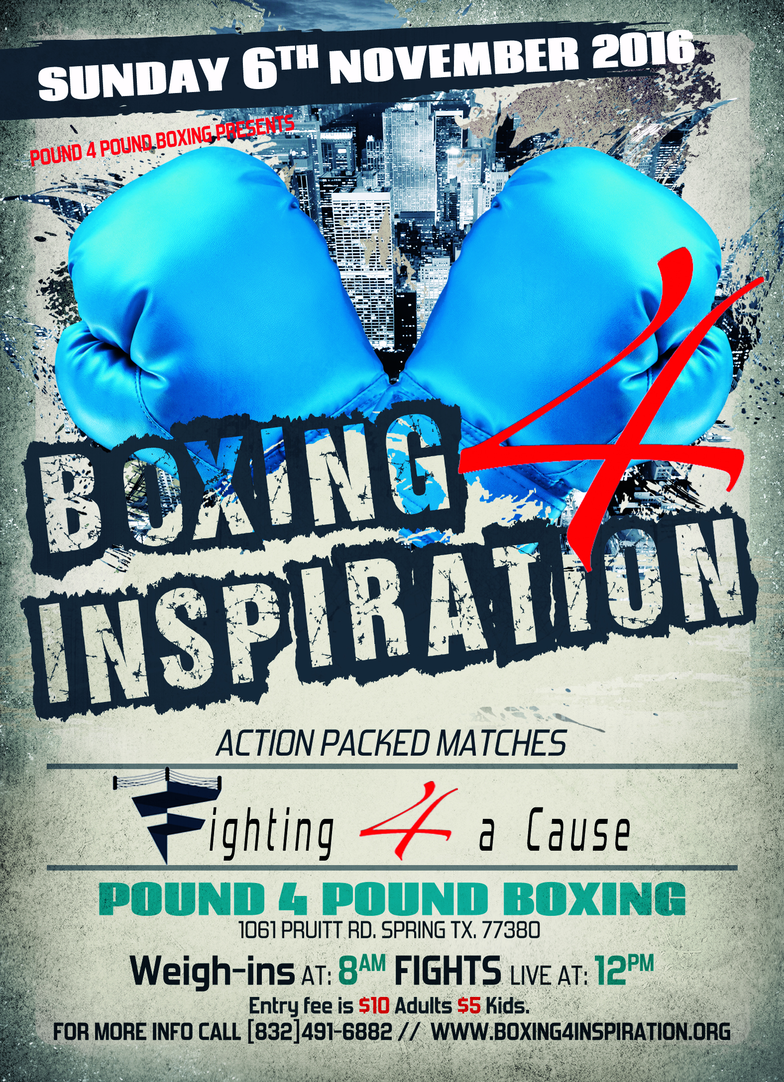 Praise Spring Boxing Boxing 4 Inspiration – Sunday – Gulf Boxing